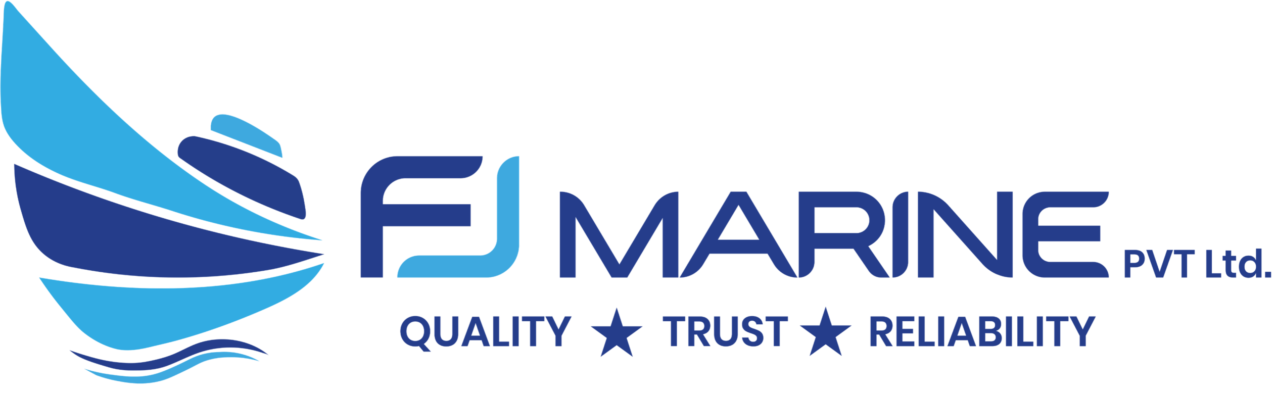 fj marine pvt ltd – marine supply & ship chandling company logo